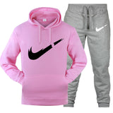Track suit men's 2 sets of new fashion jacket men's sportswear hoodies spring and autumn brand men's hip hop hoodie sweatpants