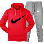 Track suit men's 2 sets of new fashion jacket men's sportswear hoodies spring and autumn brand men's hip hop hoodie sweatpants