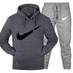 Track suit men's 2 sets of new fashion jacket men's sportswear hoodies spring and autumn brand men's hip hop hoodie sweatpants