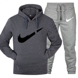 Track suit men's 2 sets of new fashion jacket men's sportswear hoodies spring and autumn brand men's hip hop hoodie sweatpants