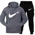 Track suit men's 2 sets of new fashion jacket men's sportswear hoodies spring and autumn brand men's hip hop hoodie sweatpants