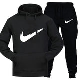 Track suit men's 2 sets of new fashion jacket men's sportswear hoodies spring and autumn brand men's hip hop hoodie sweatpants