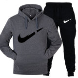 Track suit men's 2 sets of new fashion jacket men's sportswear hoodies spring and autumn brand men's hip hop hoodie sweatpants