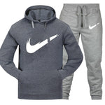 Track suit men's 2 sets of new fashion jacket men's sportswear hoodies spring and autumn brand men's hip hop hoodie sweatpants