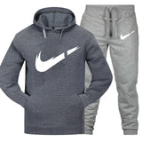 Track suit men's 2 sets of new fashion jacket men's sportswear hoodies spring and autumn brand men's hip hop hoodie sweatpants