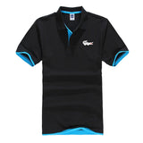 Men's Fashion New Polo Shirt 2019 Summer Short Sleeve Stand Collar Slim Casual Breathable Office Business Polo Short Sleeve
