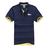Men's Fashion New Polo Shirt 2019 Summer Short Sleeve Stand Collar Slim Casual Breathable Office Business Polo Short Sleeve