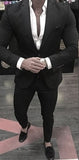 Khaki/Black Men Suits for Wedding 3 Pieces Business Suit Blazer Peak Lapel Costume Homme Terno Party Suits(jacket+pant+vest)